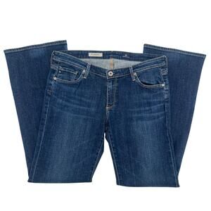 AG The Angelina Petite Boot Cut Jeans Womens 31R Dark Wash Blue Denim